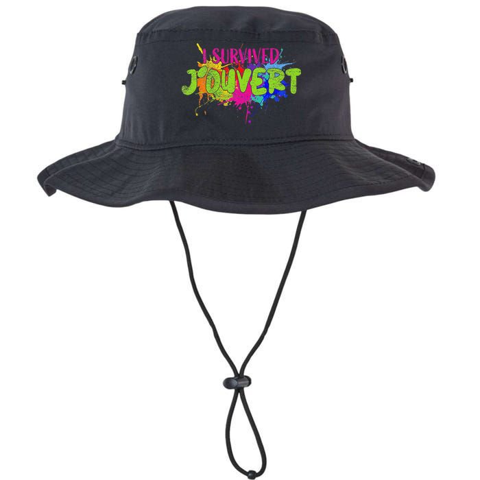 I Survived Jouvert - Caribbean Carnival Paint Splatter Bucket Hat
