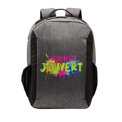 I Survived Jouvert - Caribbean Carnival Paint Splatter Vector Backpack