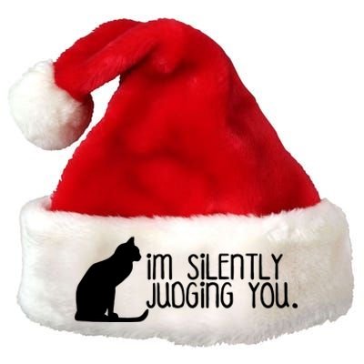 IM Silently Judging You Premium Christmas Santa Hat