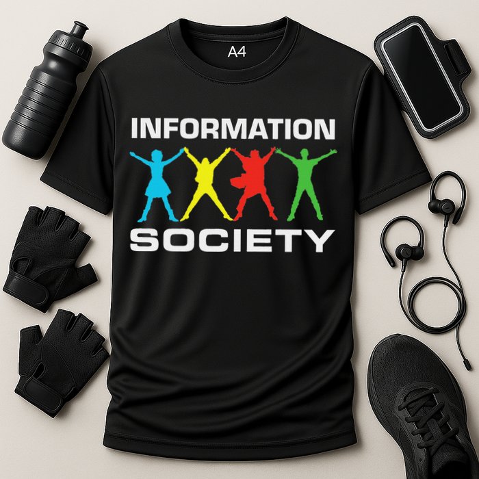 Information Society Jump Cooling Performance Crew T-Shirt