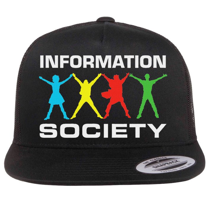 Information Society Jump Flat Bill Trucker Hat