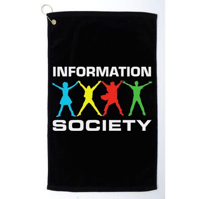 Information Society Jump Golf Towel