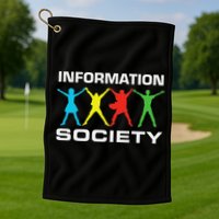 Information Society Jump Golf Towel