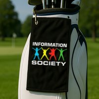 Information Society Jump Golf Towel