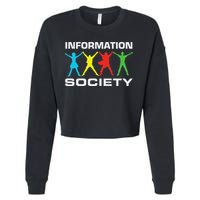 Information Society Jump Cropped Pullover Crew