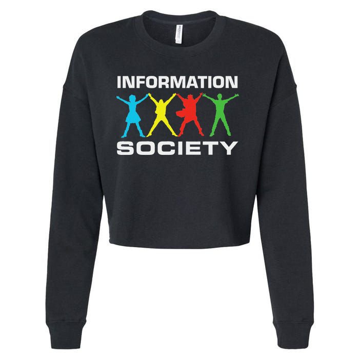 Information Society Jump Cropped Pullover Crew