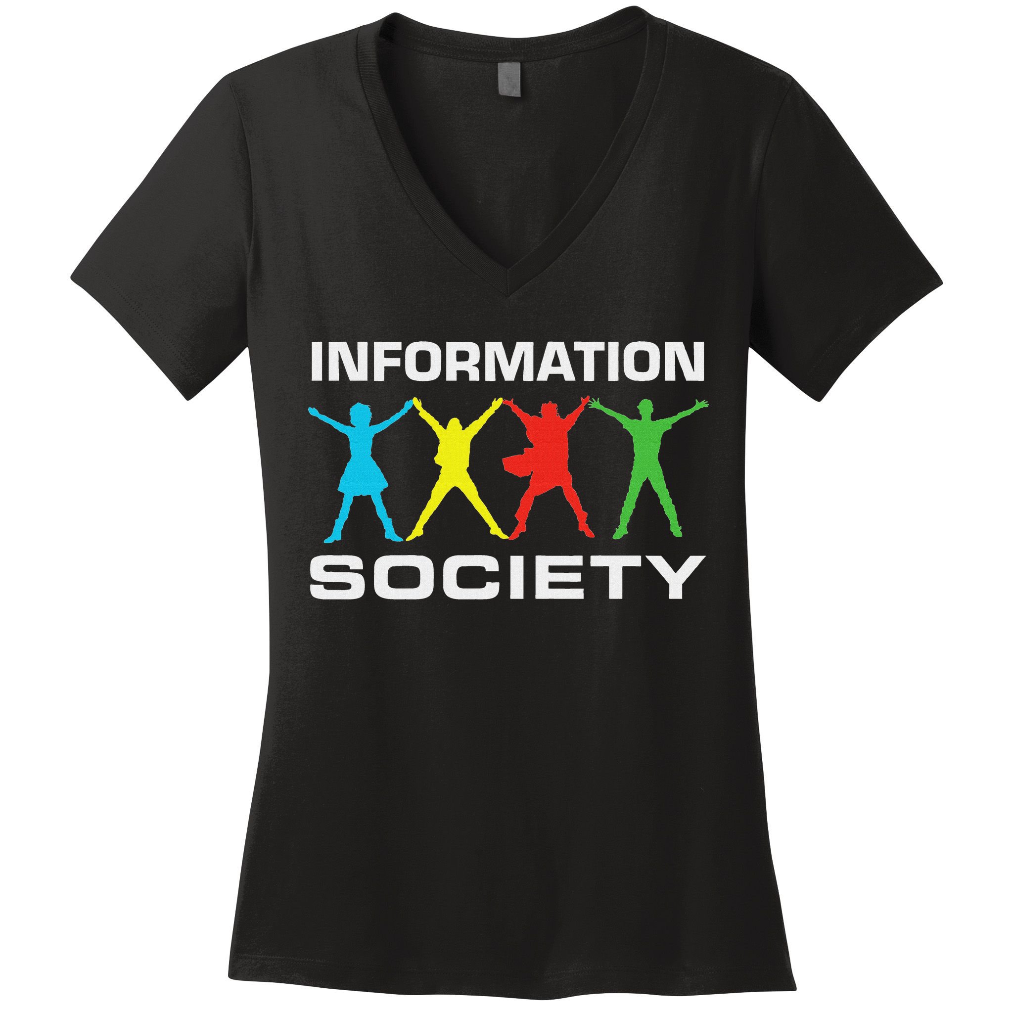 Information Society Jump Women's V-Neck T-Shirt