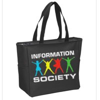 Information Society Jump Zip Tote Bag