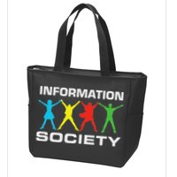 Information Society Jump Zip Tote Bag