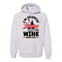 IM Silently Judging Your Wine Premium Hoodie