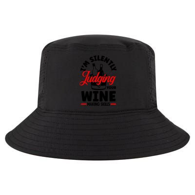 IM Silently Judging Your Wine Cool Comfort Performance Bucket Hat