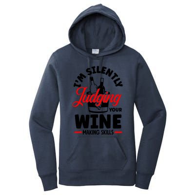 IM Silently Judging Your Wine Women's Pullover Hoodie