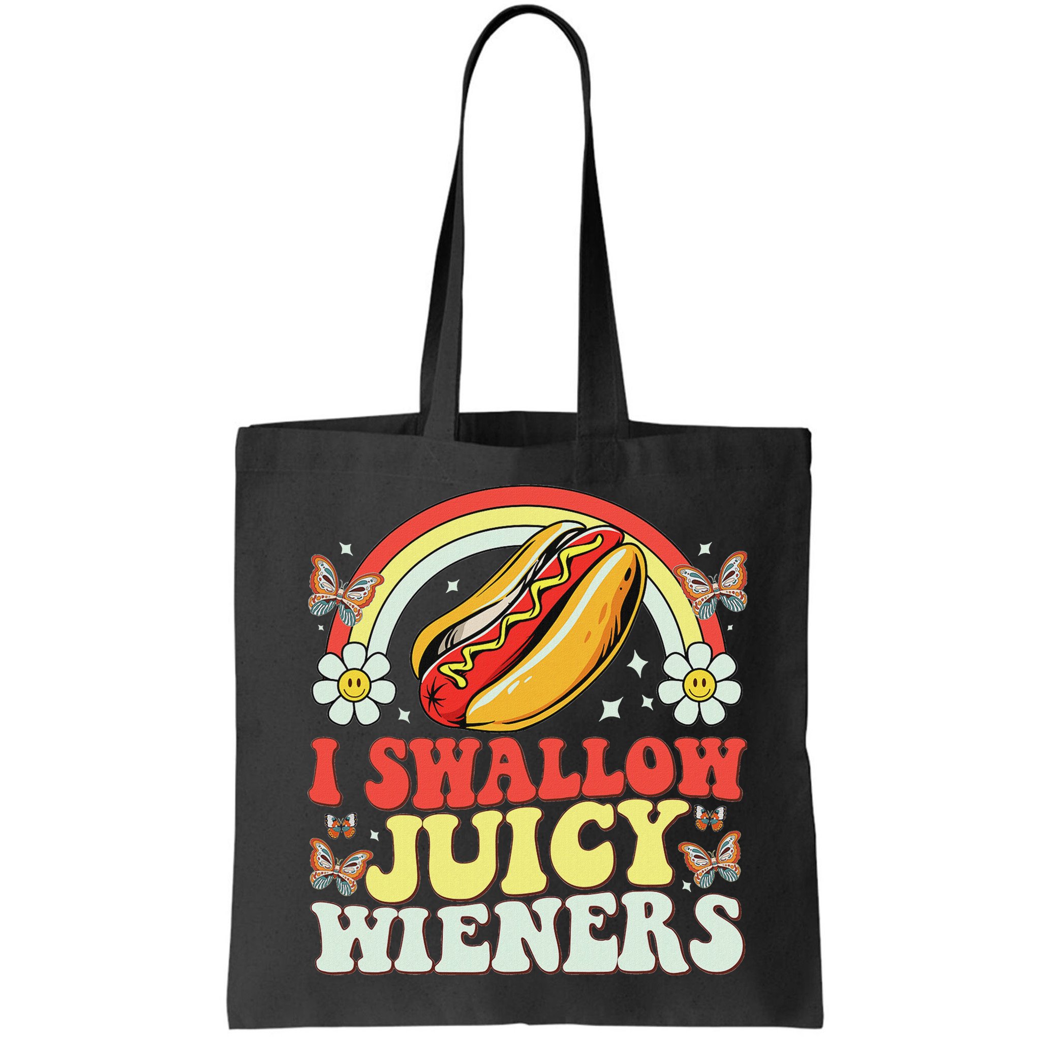 I Swallow Juicy Wiener Funny Inappropriate Bag