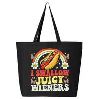 I Swallow Juicy Wiener Funny Inappropriate 25L Jumbo Tote