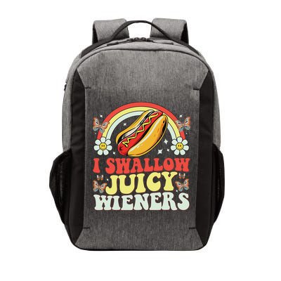 I Swallow Juicy Wiener Funny Inappropriate Vector Backpack