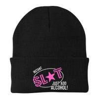Instant Slut Just Add Alcohol Funny Design Beanie