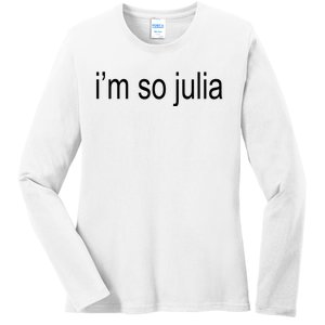 IM So Julia Ladies Long Sleeve Shirt