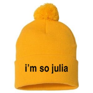 IM So Julia Pom Pom 12in Knit Beanie