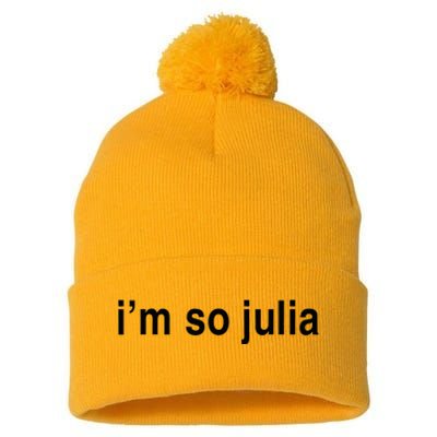 IM So Julia Pom Pom 12in Knit Beanie