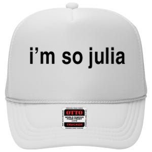 IM So Julia High Crown Mesh Back Trucker Hat