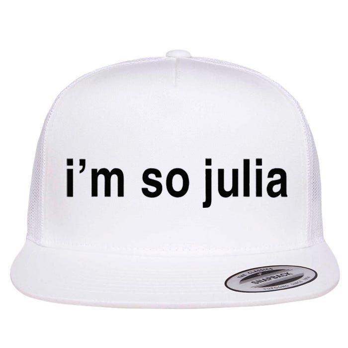 IM So Julia Flat Bill Trucker Hat