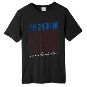 IM Speaking Kamala Harris Funny Vice Presidential Debate Gift Tall Fusion ChromaSoft Performance T-Shirt