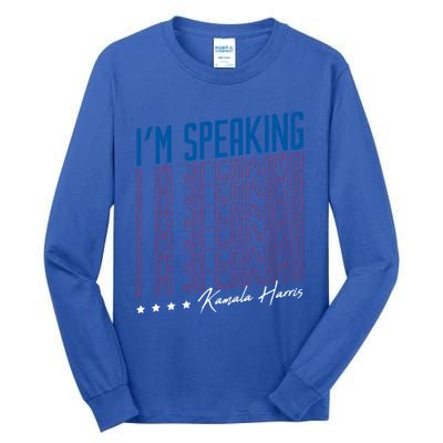 IM Speaking Kamala Harris Funny Vice Presidential Debate Gift Tall Long Sleeve T-Shirt