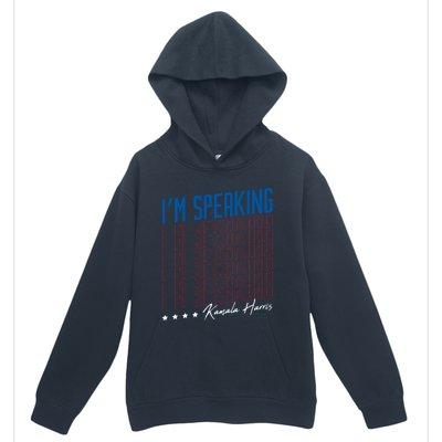 IM Speaking Kamala Harris Funny Vice Presidential Debate Gift Urban Pullover Hoodie