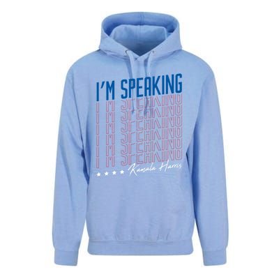 IM Speaking Kamala Harris Funny Vice Presidential Debate Gift Unisex Surf Hoodie