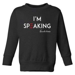 IM Speaking Kamala Harris Toddler Sweatshirt