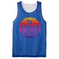 IM Speaking Kamala Harris Gift Mesh Reversible Basketball Jersey Tank