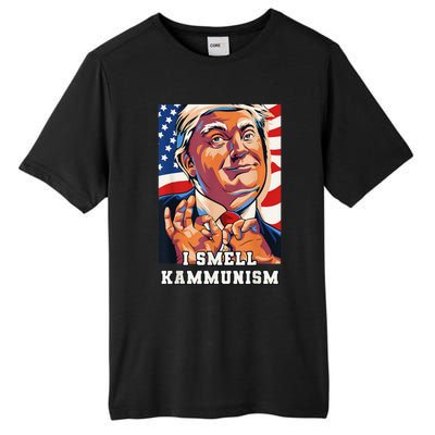 I Smell Kammunism Harris Funny Communism Harris 2024 Tall Fusion ChromaSoft Performance T-Shirt