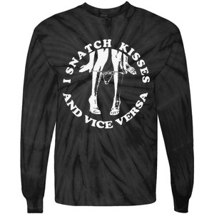 I Snatch Kisses And Vice Versa Funny Couple Love Tie-Dye Long Sleeve Shirt