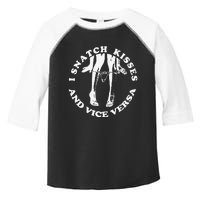 I Snatch Kisses And Vice Versa Funny Couple Love Toddler Fine Jersey T-Shirt