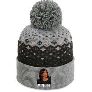 IM Speaking Kamala Harris Vice President Debate Vote The Baniff Cuffed Pom Beanie