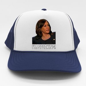 IM Speaking Kamala Harris Vice President Debate Vote Trucker Hat