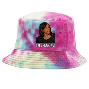 IM Speaking Kamala Harris Vice President Debate Vote Tie-Dyed Bucket Hat