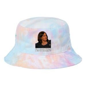 IM Speaking Kamala Harris Vice President Debate Vote Tie Dye Newport Bucket Hat