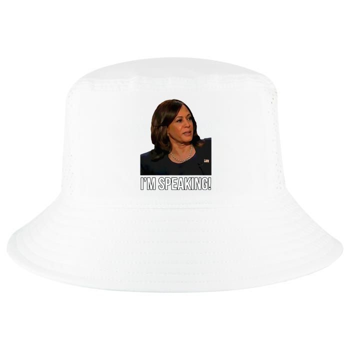 IM Speaking Kamala Harris Vice President Debate Vote Cool Comfort Performance Bucket Hat