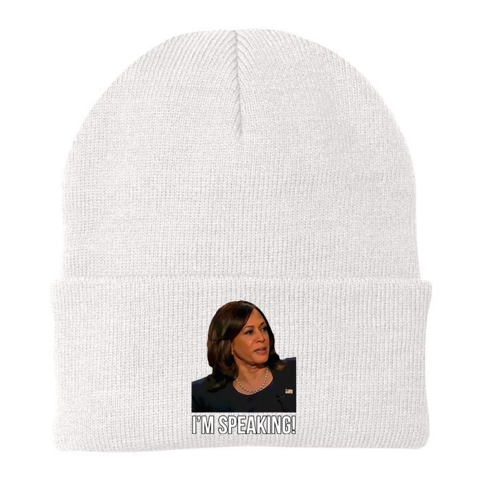 IM Speaking Kamala Harris Vice President Debate Vote Knit Cap Winter Beanie