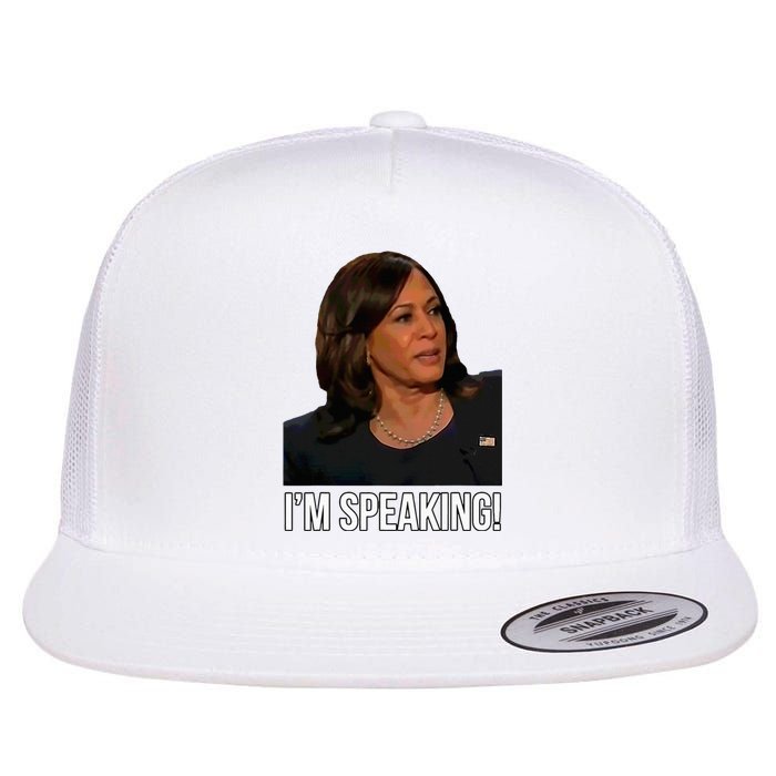 IM Speaking Kamala Harris Vice President Debate Vote Flat Bill Trucker Hat