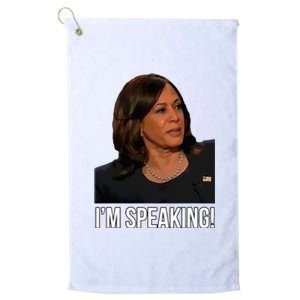 IM Speaking Kamala Harris Vice President Debate Vote Platinum Collection Golf Towel