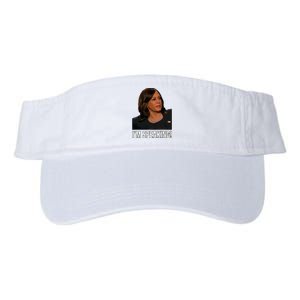 IM Speaking Kamala Harris Vice President Debate Vote Valucap Bio-Washed Visor