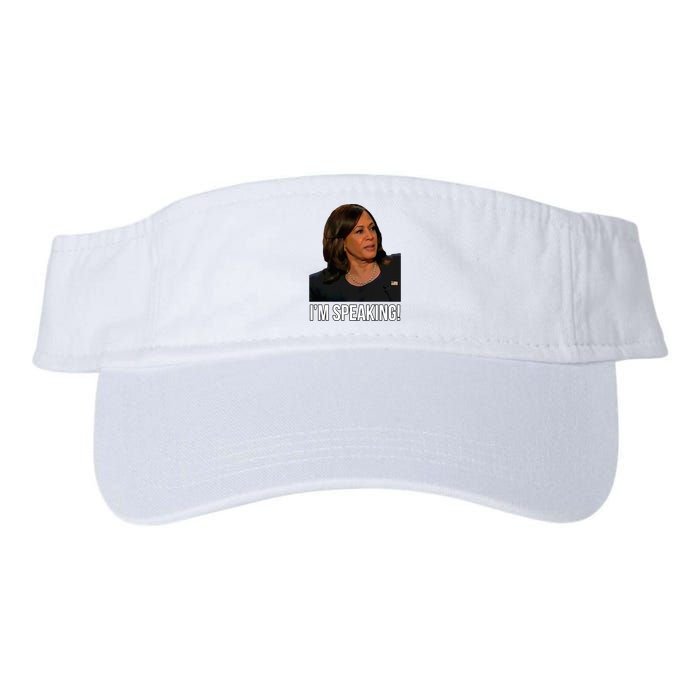 IM Speaking Kamala Harris Vice President Debate Vote Valucap Bio-Washed Visor