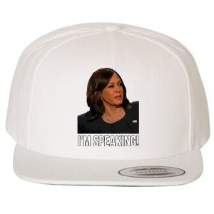 IM Speaking Kamala Harris Vice President Debate Vote Wool Snapback Cap