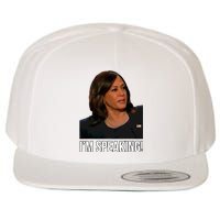 IM Speaking Kamala Harris Vice President Debate Vote Wool Snapback Cap