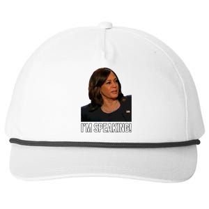 IM Speaking Kamala Harris Vice President Debate Vote Snapback Five-Panel Rope Hat