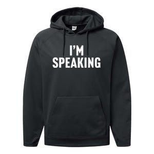 Im Speaking Kamala Harris 2024 Vice President Debate Performance Fleece Hoodie