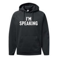 Im Speaking Kamala Harris 2024 Vice President Debate Performance Fleece Hoodie