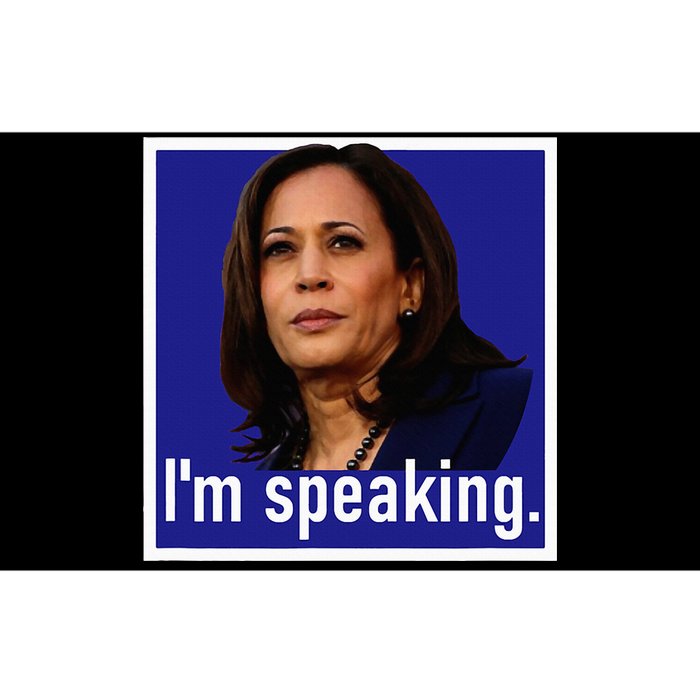 IM Speaking Kamala Harris Bumper Sticker